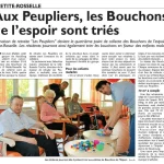 Aux Peupliers, les Bouchons de l’espoir sont triés