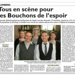 Tous en scene pour0Ales Bouchons de lespoir0A